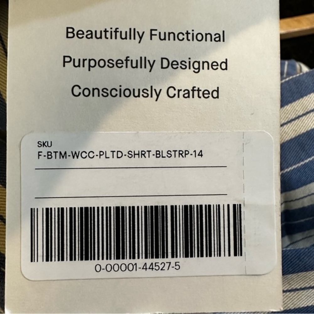 Everlane The Pleated‎ Chino Short in Dutch Blue/Natural Size 14 - Picture 12 of 12